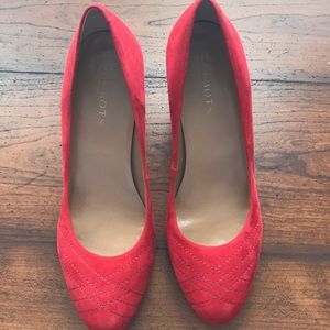 Talbots Red Suede shoes